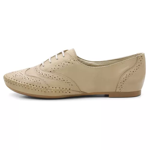 Sapato Social Feminino Top Franca Shoes Oxford Con... - Top Franca Shoes | Calçados Confortáveis em Couro