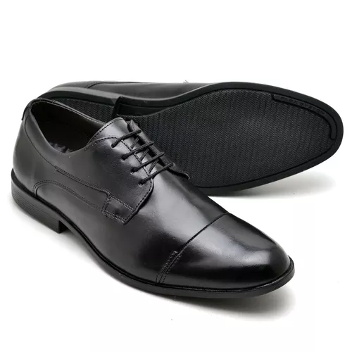 Sapato Social Reta Oposta - Top Franca Shoes | Calçados Confortáveis em Couro