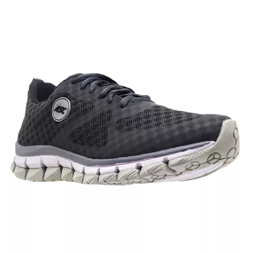 Tênis Ascension LEGE Front Chumbo e Branco - Top Franca Shoes | Calçados Confortáveis em Couro