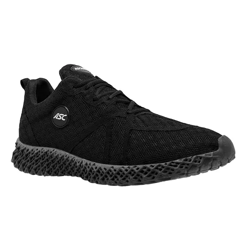Tênis Ascension Ghost Preto e Chumbo - Top Franca Shoes | Calçados Confortáveis em Couro
