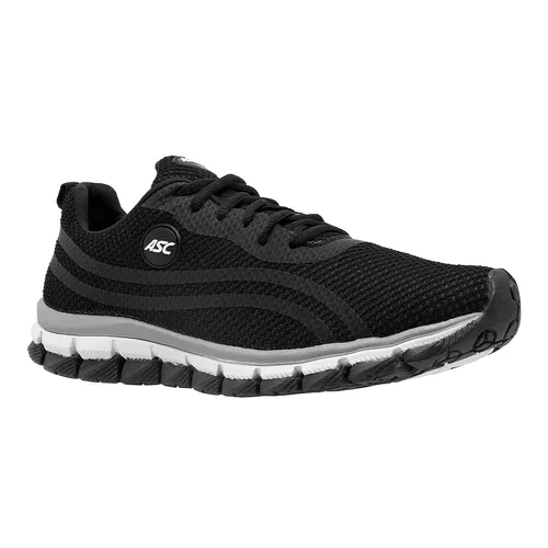Tênis Ascension LEGE 21 Big Preto e Cinza - Top Franca Shoes | Calçados Confortáveis em Couro
