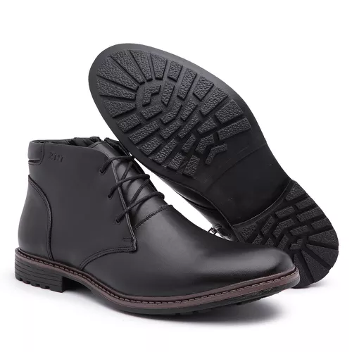Sapato Bota Social Casual Masculino Top Franca Sho... - Top Franca Shoes | Calçados Confortáveis em Couro