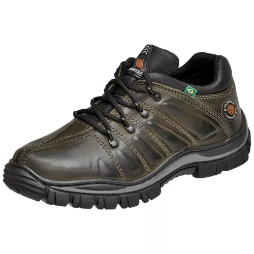 Tenis Coturno Adventure Azimute Brasil Oliva - Top Franca Shoes | Calçados Confortáveis em Couro