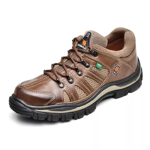 Tenis Coturno Adventure Azimute Brasil Caki - Top Franca Shoes | Calçados Confortáveis em Couro