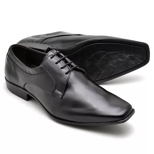 Sapato Social Reta Oposta - Top Franca Shoes | Calçados Confortáveis em Couro