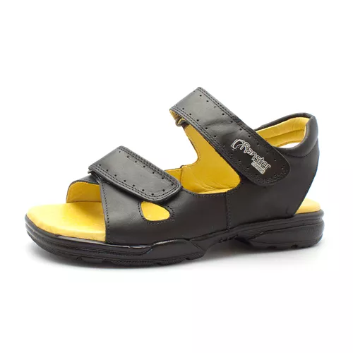 Sandália Papete Masculina Ortopédica Anatomica de ... - Top Franca Shoes | Calçados Confortáveis em Couro