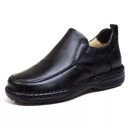 Sapato Social Masculino de Calçar Ortopédico Flexí... - Top Franca Shoes | Calçados Confortáveis em Couro