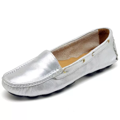 Mocassim Drive Sider Feminino Top Franca Shoes Pra... - Top Franca Shoes | Calçados Confortáveis em Couro
