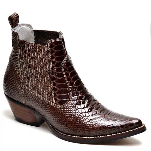 Bota Country Masculina Bico Fino Top Franca Shoes ... - Top Franca Shoes | Calçados Confortáveis em Couro