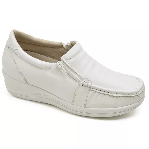 Sapato Feminino Mocassim Comfort Anatomico Enferma... - Top Franca Shoes | Calçados Confortáveis em Couro