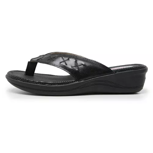 Sandália Chinelo de Dedo Conforto Anatomico Ortopé... - Top Franca Shoes | Calçados Confortáveis em Couro