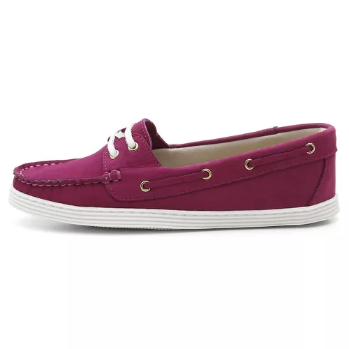 Sider Mocassim Feminino Top Franca Shoes Fuscia - Top Franca Shoes | Calçados Confortáveis em Couro