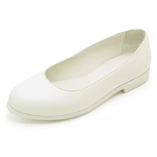 Sapato Sapatilha Boneca Top Franca Shoes Branco - Top Franca Shoes | Calçados Confortáveis em Couro