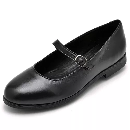 Sapato Sapatilha Boneca Top Franca Shoes Preto - Top Franca Shoes | Calçados Confortáveis em Couro