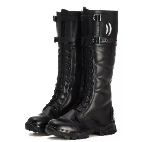 BOTA MILITAR COTURNO POLICIA RODOVIARIA FEDERAL OF... - Top Franca Shoes | Calçados Confortáveis em Couro