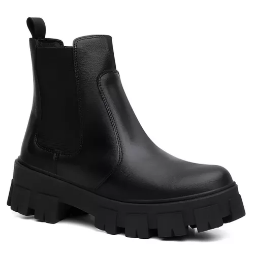 Bota Botinha Feminina Chelsea Coturno Cano Curto S... - Top Franca Shoes | Calçados Confortáveis em Couro