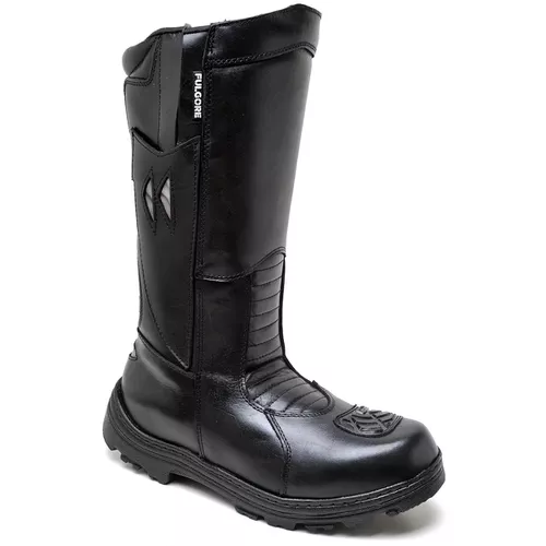 Bota Coturno Militar Motociclista Samu Bombeiro To... - Top Franca Shoes | Calçados Confortáveis em Couro