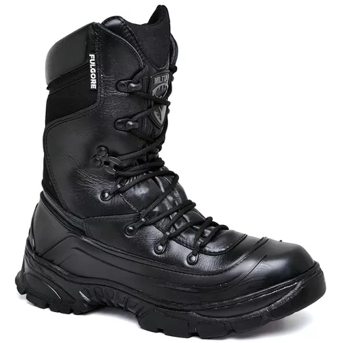 COTURNO TATICO ESCOLTA SEMI IMPERMEAVEL EMBORRACHA... - Top Franca Shoes | Calçados Confortáveis em Couro