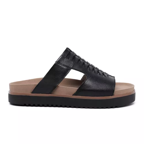 Sandália Chinelo Tamanco Conforto Anatomico Ortopé... - Top Franca Shoes | Calçados Confortáveis em Couro