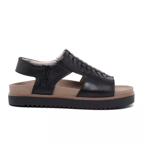 Sandália Chinelo Conforto Anatomico Ortopédica Com... - Top Franca Shoes | Calçados Confortáveis em Couro