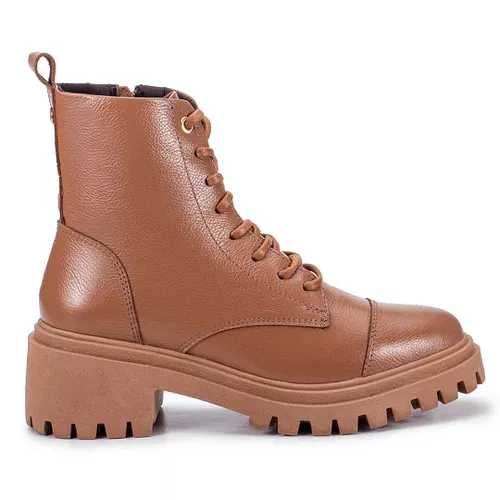 Coturno Tratorado Monopólio Amiti Carmel - 161015M... - MONOPÓLIO SHOES 