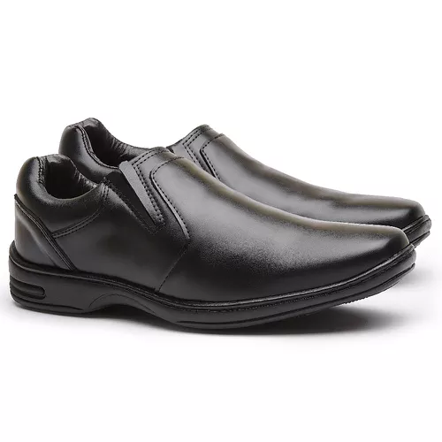 Sapato Social Masculino em Elástico Preto - FRANSHOES