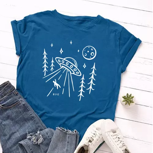 T- Shirt Feminina Franshoes 100% Algodão Camiseta ... - FRANSHOES