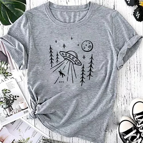 T- Shirt Feminina Franshoes 100% Algodão Camiseta ... - FRANSHOES