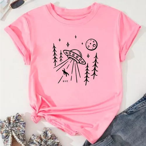 T- Shirt Feminina Franshoes 100% Algodão Camiseta ... - FRANSHOES