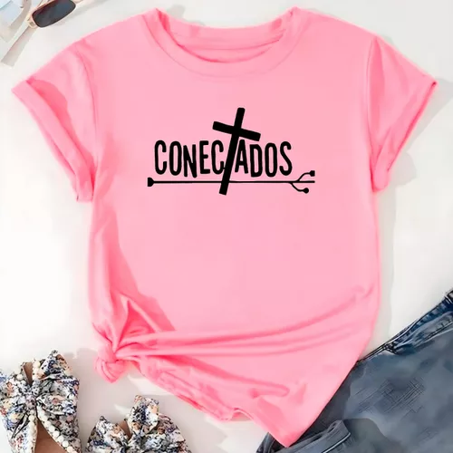 T- Shirt Feminina Franshoes 100% Algodão Camiseta ... - FRANSHOES