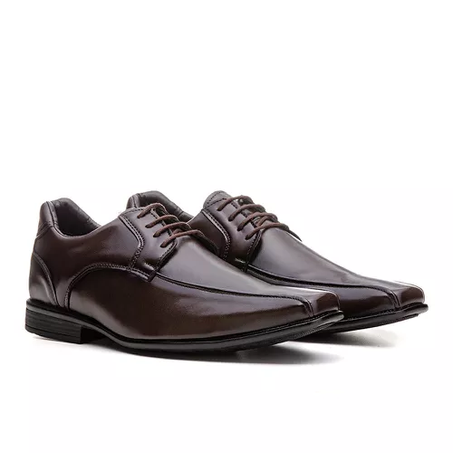 Sapato Social Masculino em Atacador Burano - Café - FRANSHOES