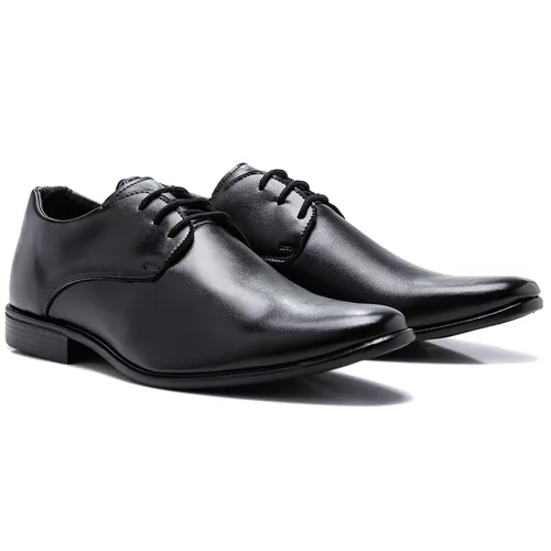 Sapato Londres com Atacador - Preto - FRANSHOES