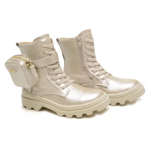 Bota Infantil Feminina Gambo Bt55200 Pérola - BT55... - VEROS