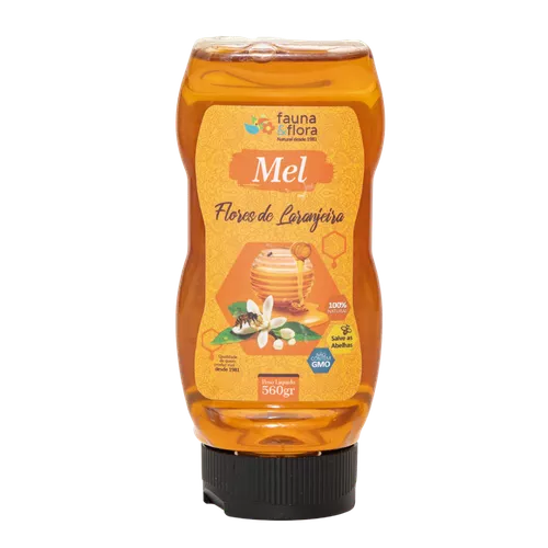Mel Flores de Laranjeira 560g - Fauna e Flora l Sua Loja Online de Produtos Naturais