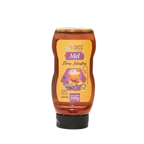 Mel Flores Silvestres 280g - Fauna e Flora l Sua Loja Online de Produtos Naturais