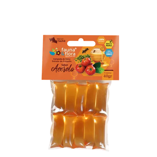 Mel com Própolis, Eucalipto, Limão e Acerola - 12 ... - Fauna e Flora l Sua Loja Online de Produtos Naturais