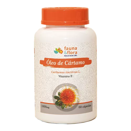 Óleo de Cártamo com Vitamina E 1000mg 60 cápsulas... - Fauna e Flora l Sua Loja Online de Produtos Naturais