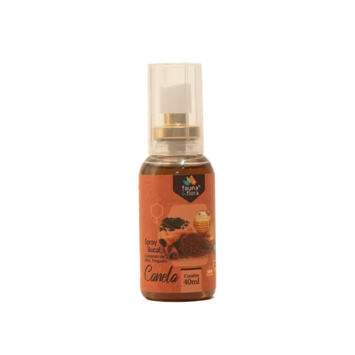 Spray de Própolis Sabor Canela 40ml - Fauna e Flora l Sua Loja Online de Produtos Naturais