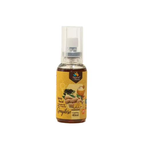 Spray de Própolis sabor Gengibre 40ml - Fauna e Flora l Sua Loja Online de Produtos Naturais