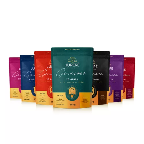 Kit Gerações Torrado em Grãos 7 - 15% Desconto - Empório Jurere