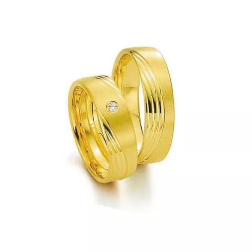 Par de Alianças FRANKFURT em Ouro 18k - NORTHOFF - Sonhos em Ouro 18k!