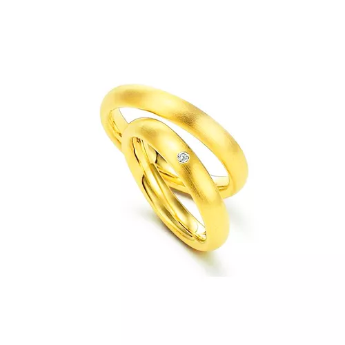 Par de Alianças PALERMO em Ouro 18k - NORTHOFF - Sonhos em Ouro 18k!
