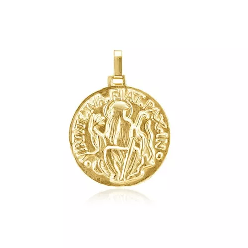 Pingente São Bento Pequeno em Ouro 18k - NORTHOFF - Sonhos em Ouro 18k!