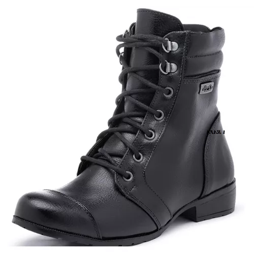 BOTA COTURNO MILITAR MOTOCICLISTA FEMININA TOP FRA... - Top Franca Shoes | Calçados Confortáveis em Couro