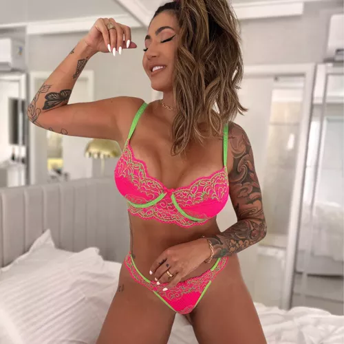 Conjunto Maitê Fruits - Viúva Negra Underwear