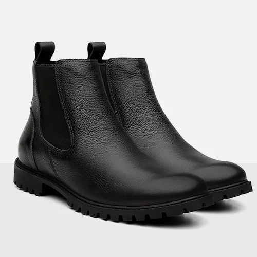 Botina Masculina VNT Chelsea Preto - 7603BPRETO - VNTBOOTS