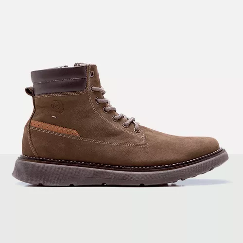 Bota Masculina Sneaker Boot VNT Petróleo Couro