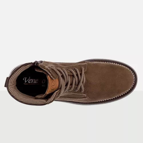 Bota Masculina Sneaker Boot VNT Petróleo Couro