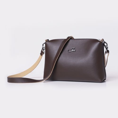 Bolsa Tiracolo Pequena Marrom