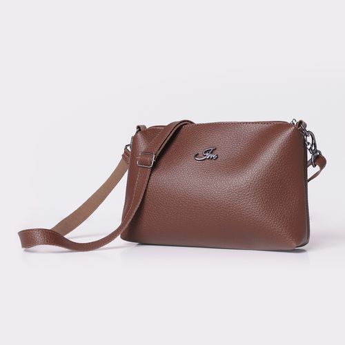 Bolsa Tiracolo Pequena Caramelo